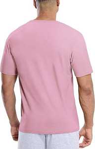 T-shirt personnalisé pour hommes à manches courtes 100% coton Logo Broderie 220GSM Vente en gros OEM Promotionnel - Product Image 4