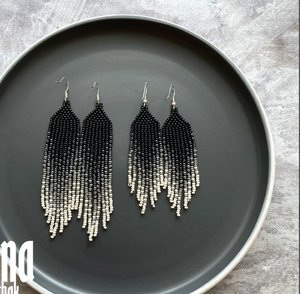 Trendy Tassel <b>Earrings</b> Fringe <b>Earrings</b> Dangle <b>Earrings</b> Gold hoop Tassels Boho Fringe Tassel <b>Earrings</b> - Gold - Long - Product Image 1