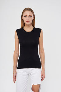 Sin mangas Cuello redondo Cuerpo Viscosa Relax y elegante Cuerpo Mujer Body Ropa interior - Product Image 5