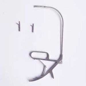 Fórceps laríngeo indirecto de alta calidad con instrumentos ENT de tres cabezas Instrumentos quirúrgicos de laringoscopia de acero inoxidable - Product Image 6