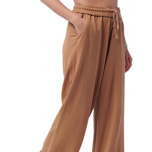 Pantalones Deportivos de Felpa Gruesa para Mujer, Personalizados al por Mayor, ODM, Ecológicos, de Secado Rápido, Transpirables e Impermeables, con Cordón Ajustable - Product Image 1