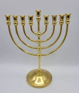 Metal de la mejor calidad con acabado artesanal, perfecto para una iluminación elegante y decoración del hogar, candelabro de Menorah religioso de Metal - Product Image 5