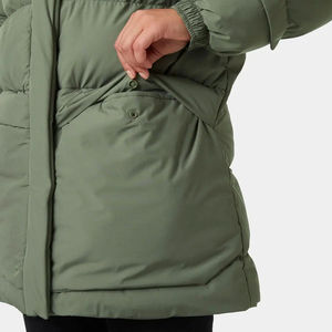 Parka matelassée Aurora pour femme, vert lavande, OEM, à forte demande, capuche ajustable par cordon, matelassée, veste d'hiver pour femme, style bulle - Product Image 6