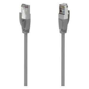 Cable de Red Hama 5E F/UTP Gris de 3m 00200669 0810999 para Transmisión de Datos - Product Image 1