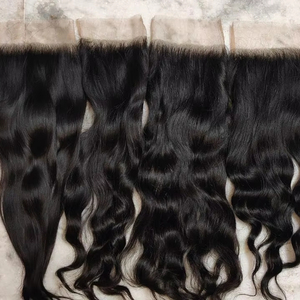 Cierre virgen brasileño de cabello humano crudo, cierre de encaje transparente suizo fino de oreja a oreja 4x4 5x5 6x6 7x7 HD - Product Image 3