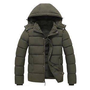 Vestes matelassées pour hommes de haute qualité 2025, multicolores, tissu personnalisable, rembourrage en coton, surdimensionnées, fermeture éclair, pour l'hiver - Product Image 3