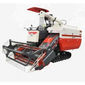 Factory direct sale Special offer price rice harvesting machine combine High power track combine harvester