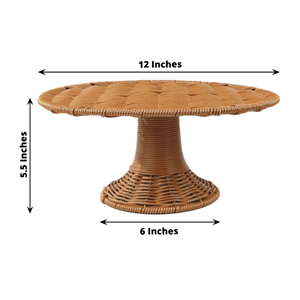Hermosa Bandeja de Ratán Natural para Frutas, Pan, Soporte de Mimbre Tejido para Cocina, Comedor y Decoración del Hogar de Vietnam - Product Image 2