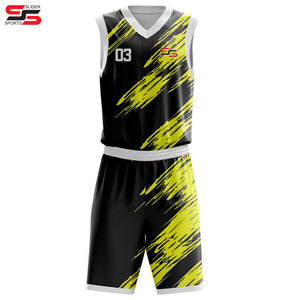 Ensembles de maillots de basket-ball en maille respirante, nom et logo personnalisés, uniforme de basket-ball pour hommes de haute qualité, taille plus, pas cher, pour l'école - Product Image 4