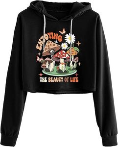 Sudaderas Cortas para Mujer 2024, Gran Venta, Alta Calidad, Impresión de Logotipo Personalizado, Ligeras, el Mejor Diseño para Invierno - Product Image 4