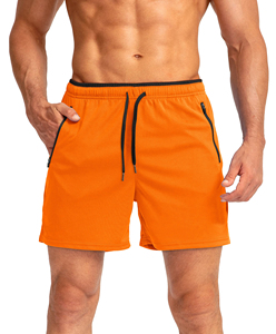 Venta al por mayor de alta calidad de secado rápido Fitness transpirable tela pantalones cortos hombres entrenamiento gimnasio deportes pantalones cortos desgaste - Product Image 2