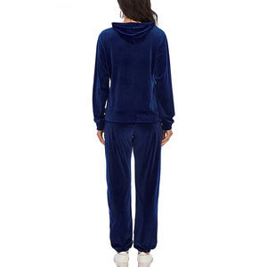 Survêtements en velours de haute qualité pour femmes nouveau Design séchage rapide respirant décontracté Jogging velours tenues écologique OEM Sets2026 - Product Image 2