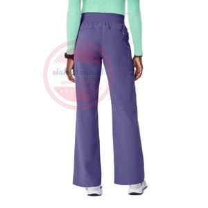 กางเกงสครับพยาบาลเอวสูงสำหรับทุกเพศกางเกงสครับโรงพยาบาลโลโก้ออกแบบได้ตามต้องการ - Product Image 2