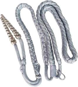 Custom Uniform Shoulder Cords, Aiguillettes, Lanyards-custom made high quality badges -bullion wired styled braided - Product Image 1