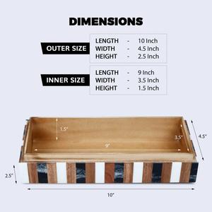 Caja de resina y madera multiusos hecha a mano, diseño único, estilo europeo, tamaño personalizado, caja de almacenamiento de joyas para decoración y regalos - Product Image 6