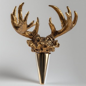 Custom <b>Wine</b> <b>Bottle</b> <b>Stopper</b> Durable Forged Metal Christmas Design Expertly Machined for Maximum Leverage Unyielding Performance - Product Image 4