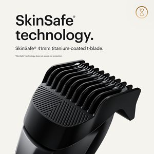 Kit de tondeuse à barbe électrique de précision pour homme, étanche, en acier inoxydable, pour le soin des cheveux, avec longueur réglable, certifié IPX7 - Product Image 3