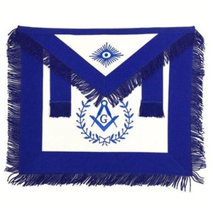 Tablier maçonnique MASTER MASON brodé à la main avec boussole carrée personnalisé en gros - Product Image 3
