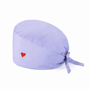 Chapeaux de gommage médicaux de qualité pour les infirmières, les chirurgiens et les professionnels hospitaliers avec un tissu en coton confortable - Product Image 4