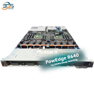 เซิร์ฟเวอร์แร็ค Dell EMC PowerEdge R640 1U ราคาประหยัด พร้อมโปรเซสเซอร์ Intel Xeon Gold/RAM 128GB/SSD 240GB สำหรับการจำลองระบบเสมือน - Product Image 1
