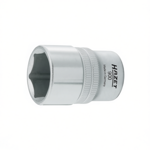 Hazet 1/2'' 6-Point Square <b>Socket</b> with Traction Profile and Knurling - Product Image 2