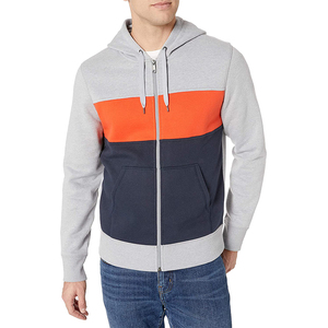 เสื้อฮู้ดสวมหัวสำหรับผู้ชายเสื้อฮู้ดแบบมีซิปออกแบบโลโก้ได้ตามต้องการ - Product Image 4