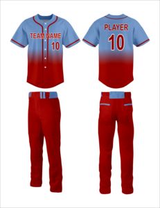 Uniformes de baseball personnalisés pour les équipes de jeunes et d'adultes Maillot de baseball scolaire ou collégial Vêtements de sport d'équipe OEM Chemise à séchage rapide - Product Image 1