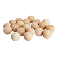 Boules en imitation bois polies de qualité supérieure NOVA STAR CRAFT, style européen, pour artisanat DIY, personnalisables