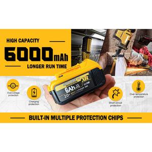 디월트 20V 공구용 2팩 6.0Ah 배터리 최대 용량 - Product Image 3