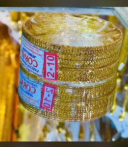 Pulseras de abalorios con plataforma de oro de 18K para niña y mujer, joyería, última moda - Product Image 5