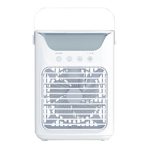 F14 Enfriador de aire 4 Velocidad del viento Mini enfriador de aire personal Aire acondicionado portátil de CA para habitación con 7 luces LED - Product Image 6