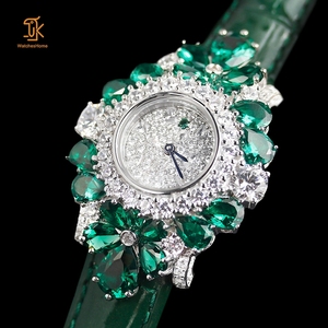 Sanyin Moissanite personalizado reloj de lujo con diamantes Zirconia relojes diseñador elegancia relojes de cuarzo señoras mujeres - Product Image 1