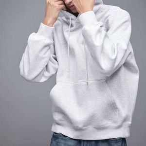 Sudadera con Capucha para Hombre, 350 g/m², Personalizable, 100% Algodón, Forro Polar, Diseño Sólido, Transpirable, Estilo Urbano, Otoño, con Bolsillo - Product Image 5