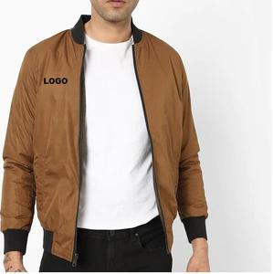 Personalizado 2025 Otoño Invierno hombre chaqueta a prueba de viento de manga larga Casual abrigo bombardero con transpirabilidad para hombres otoño abrigo a prueba de viento - Product Image 5