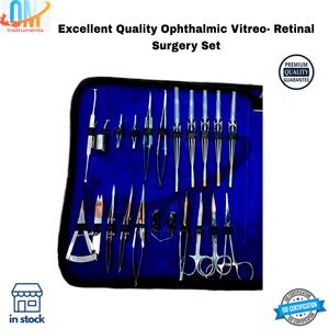 ชุดเครื่องมือผ่าตัดจุลศัลยกรรมตาแบบแมนนวลคุณภาพสูงเยี่ยมสำหรับการผ่าตัดกระจกตาและจอประสาทตา สำหรับใช้ในโรงพยาบาล - Product Image 5