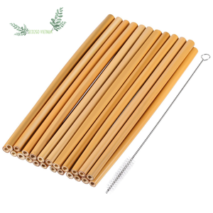 Pajitas de bambú reutilizables para beber, venta al por mayor, Eco2go, Vietnam - Product Image 1