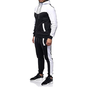 Hommes 2 pièces décontracté athlétique pour Quik Dry mode manches longues respirant coupe-vent survêtement ensemble écologique personnalisé OEM service - Product Image 2