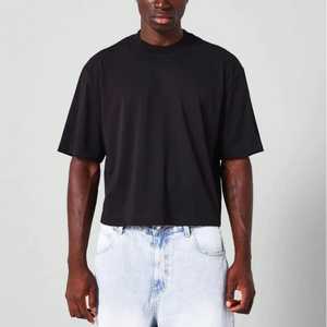 Custom Logo Box Tee Shirt Streetwear Oversize Blank <b>Cropped</b> <b>Top</b> T-Shirt 100% Cotton Heavyweight 220g Drop Shoulder Boxy Fit - Product Image 6