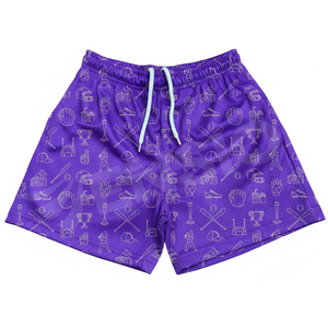 Pantalones Cortos Deportivos Transpirables para Hombre y Niños, de Satén, Casuales, para Verano, Fitness, Entrenamiento, con Estampado por Sublimación, de Secado Rápido, 100% Poliéster - Product Image 1