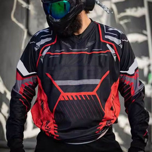 Maillot de paintball personnalisé à manches longues, vêtements de sport flexibles en polyester, confortable, léger, respirant, séchage rapide, pour l'extérieur - Product Image 4