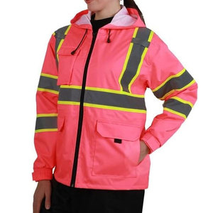 Factory Supply High Visibility Safety Waterproof <b>Jacket</b> with Customized Logo Wholesale Rate Good Quality - Product Image 5