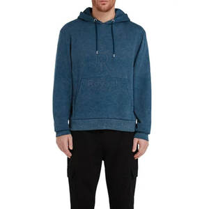 Sweats à capuche délavés pour hommes au design haut de gamme avec logo personnalisé Basics 2026 – Nouveauté : sweats à capuche délavés pour hommes au design tendance - Product Image 4