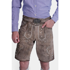 Caliente tradicional bávaro Lederhosen corto hecho de fábrica personalizar secado rápido hombres bávaro corto Lederhosen - Product Image 1