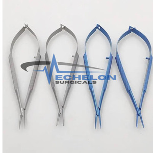 Porte-aiguilles Castroviejo droit à verrouillage, porte-aiguilles en titane Castroviejo, instrument de chirurgie cardiaque par ECHELON SURGICALS - Product Image 3