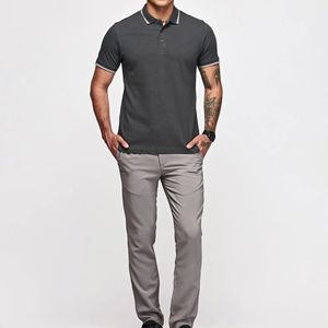 Camisetas de polo ligeras de media manga para hombre, diseño al por mayor, camisetas de polo cómodas y únicas para hombre - Product Image 2