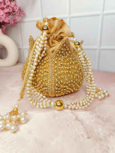 Sacs Potly pour femmes à la main Fil de broderie Accessoires de fête Seau Sacs à main à bas prix par LUXURY CRAFTS - Product Image 4