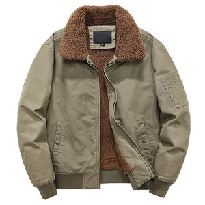 Blouson bomber coupe décontractée, tissu doux, léger, fermeture éclair intégrale, confort optimal pour les tenues décontractées, les sorties en plein air et l'usage quotidien - Product Image 3