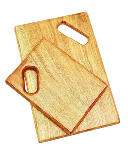 เขียงไม้คุณภาพพรีเมียม 100% พร้อมด้ามจับโลหะ ใช้กับเครื่องล้างจานได้ เหมาะสำหรับใช้ในครัว - Product Image 5