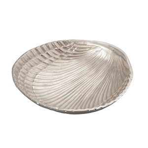 Bandeja de Servir de Aluminio de Diseño Moderno y Lujoso con Asa, Bandejas Redondas de Aluminio de Alta Calidad de la India - Product Image 4