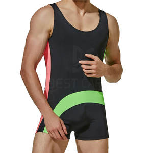 Camisetas de natación para hombre con tela de secado rápido y ajuste cómodo para entrenamiento y uso de competición - Product Image 5